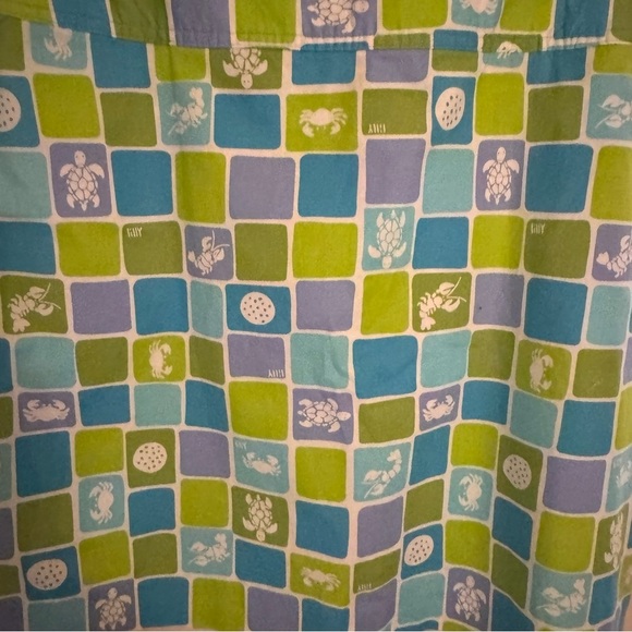 LILLY PULITZER WOMEN’S SKORT SIZE 14 Green, Blue & Purple Beach Theme - Picture 12 of 12
